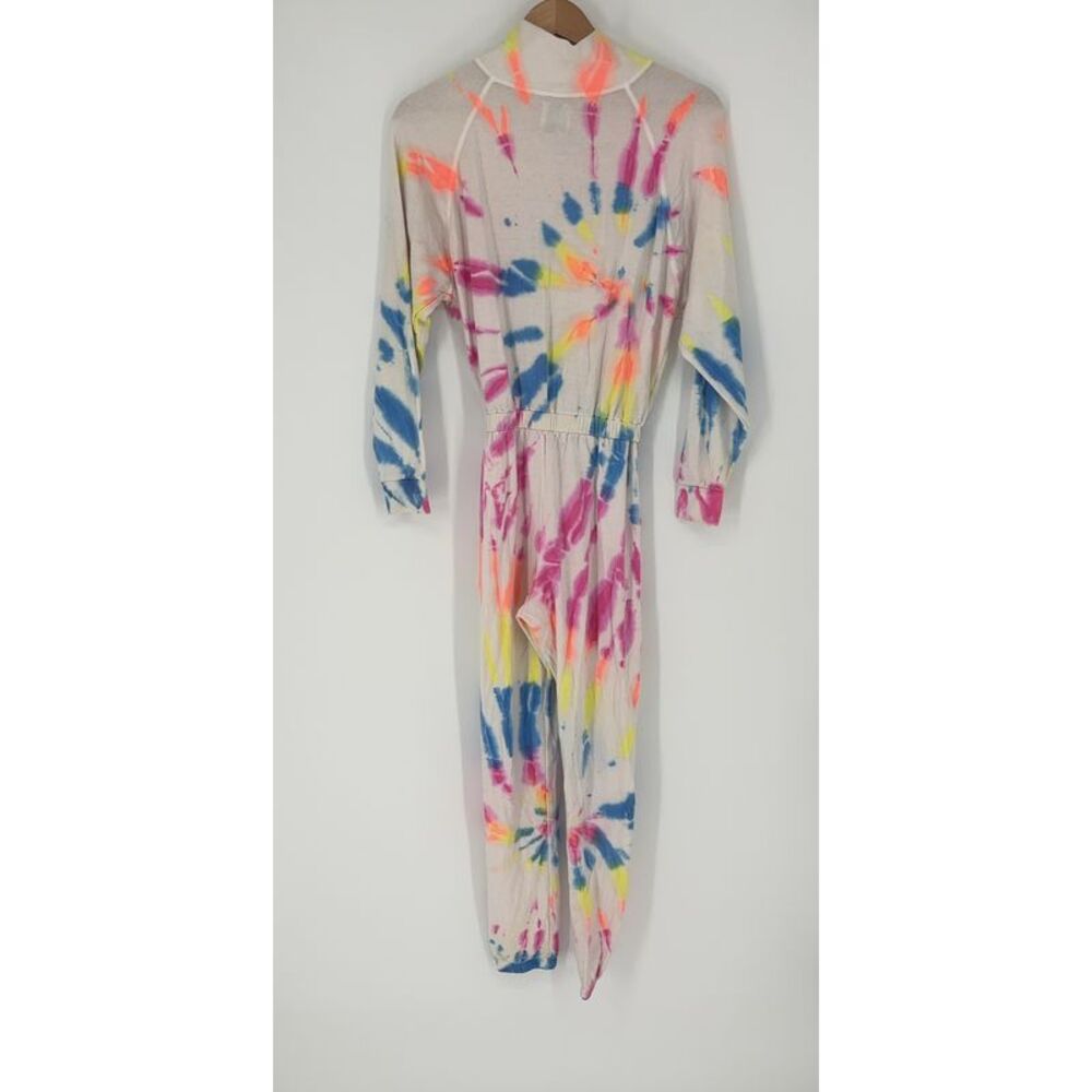 lezat Neon Tie-Dye Jumpsuit